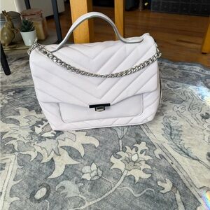 a new day White Quilted Crossbody Bag